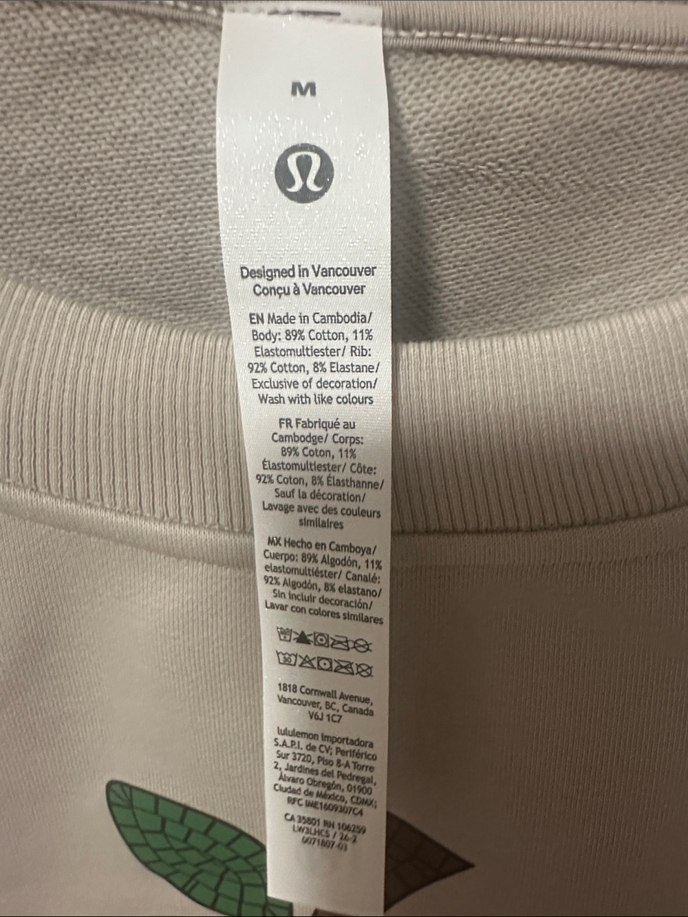 lululemon athletica New York Mosaic Apple Crewneck Sweater - Taupe - Picture 3 of 8